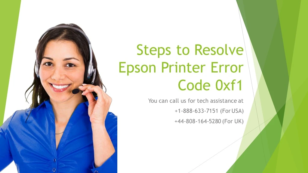 Ppt Steps To Fix Epson Printer Error Code Xf Powerpoint