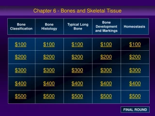 Ppt Chapter Bone And Skeletal Tissue Powerpoint Presentation Free