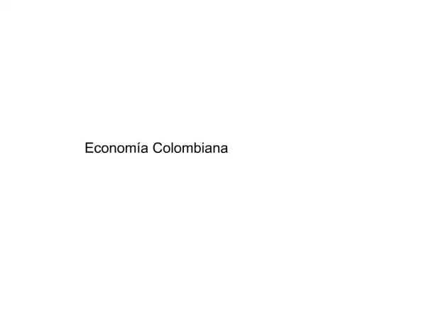 Ppt Factores Sociales De La Econom A Colombiana Powerpoint