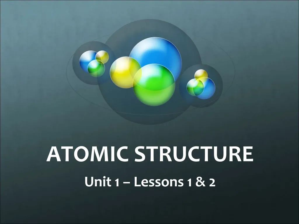 atomic structure