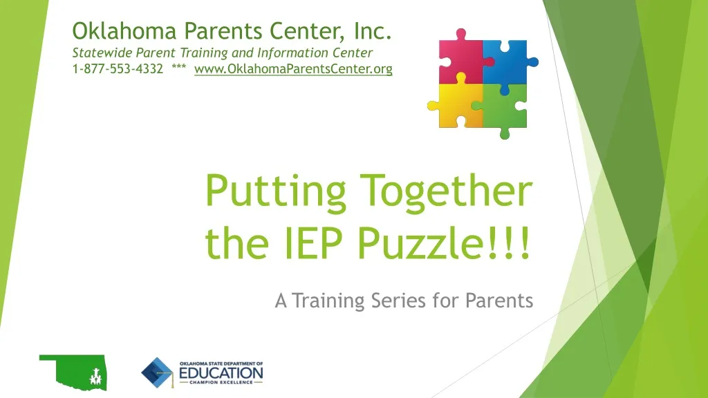 putting together the iep puzzle