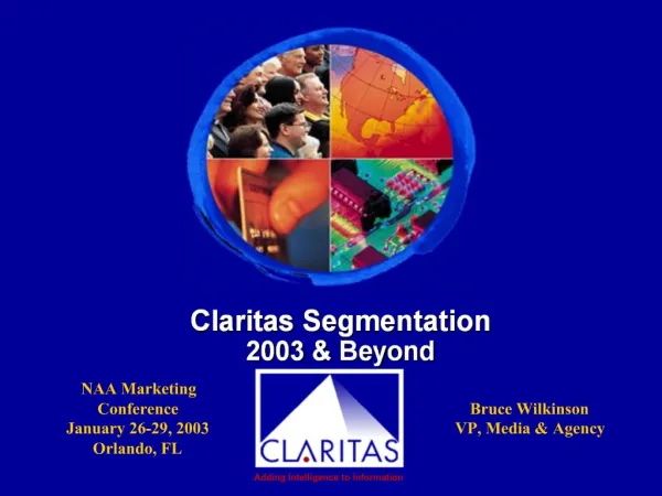 NAA Marketing Conference January 26-29, 2003 Orlando, FL