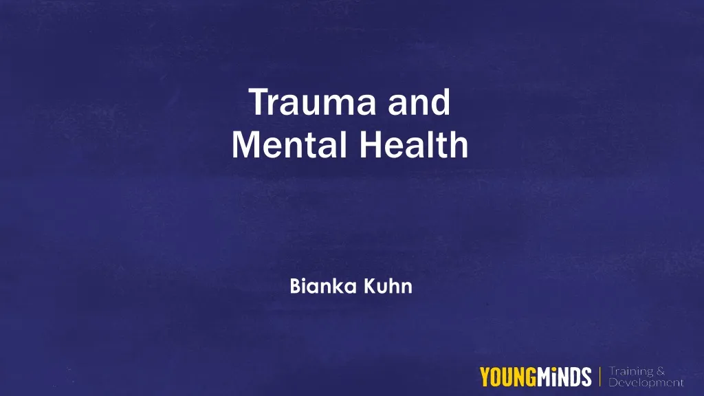 trauma and mental health