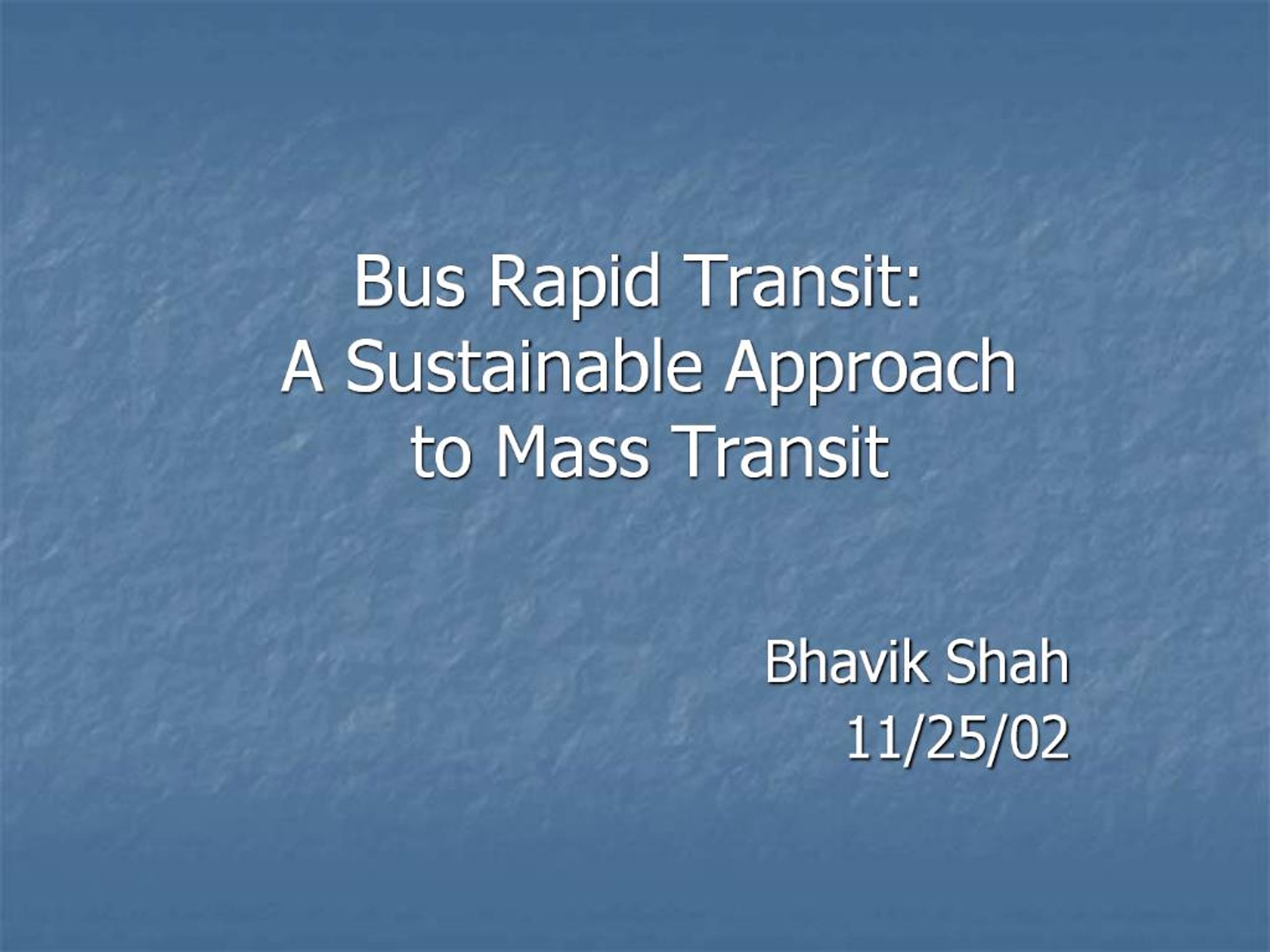 PPT - Bus Rapid Transit: Revolutionizing Urban Mobility PowerPoint ...
