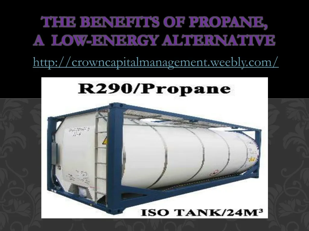 the benefits of propane a low energy alternative