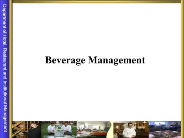 Beverage Management
