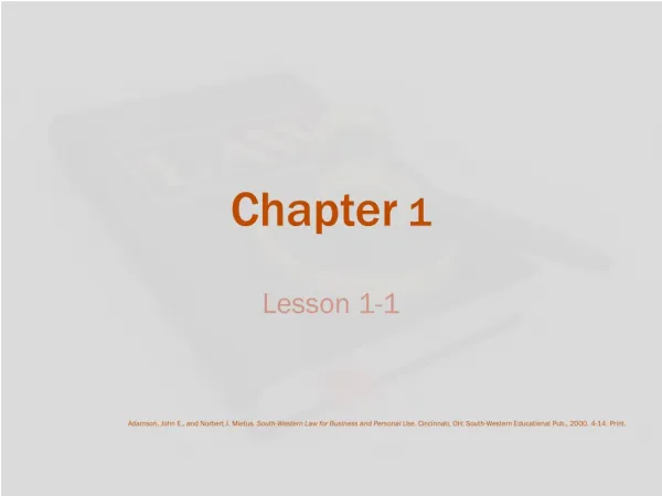 Chapter 1