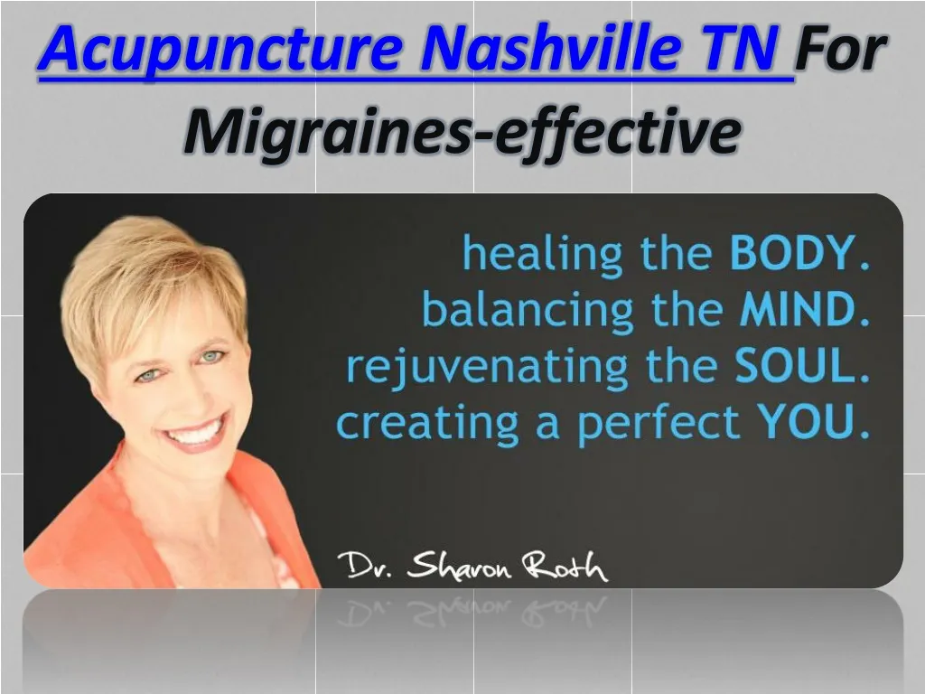 acupuncture nashville tn for migraines effective