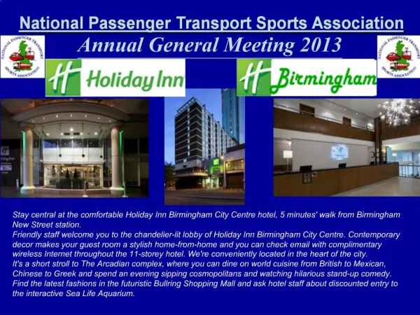 National Passenger Transport Sports Association