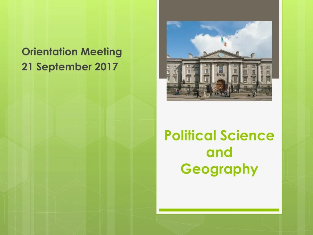 political science and geography