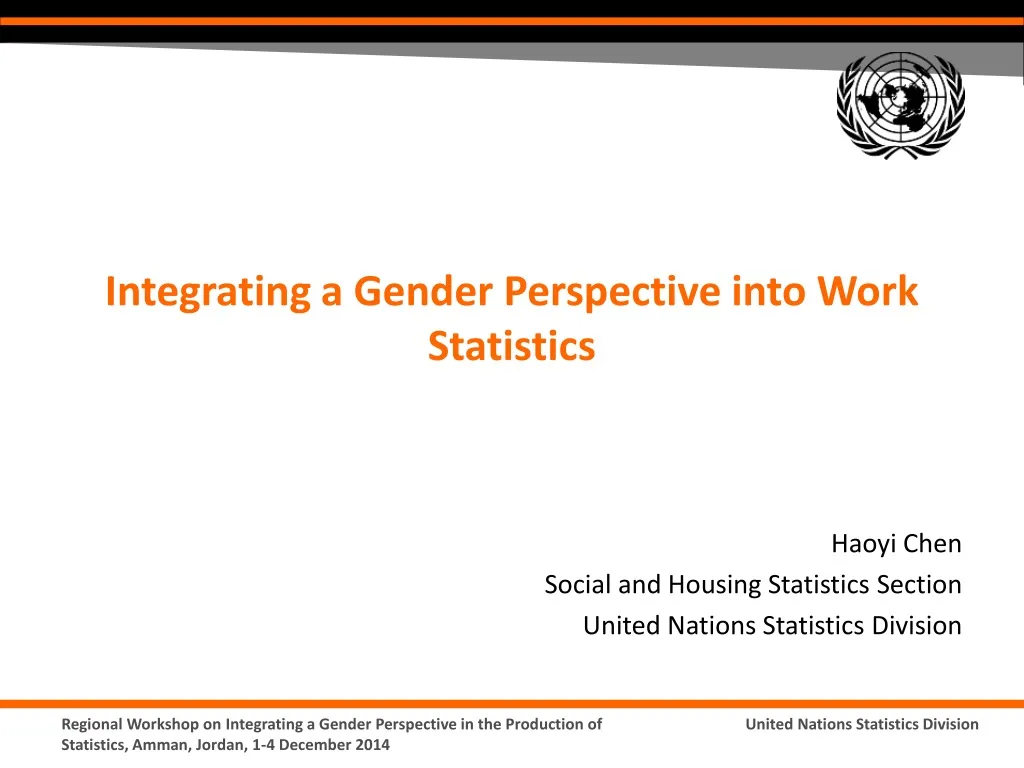 integrating a gender perspective into work