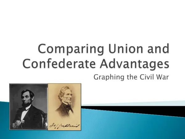 Comparing Union and Confederate Advantages