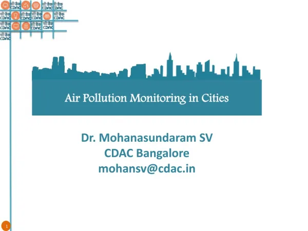 Air Pollution Monitoring in Cities