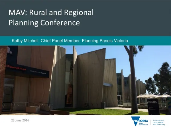 MAV: Rural and Regional Planning Conference