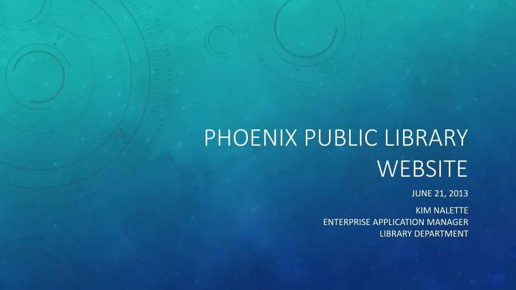 phoenix public library website