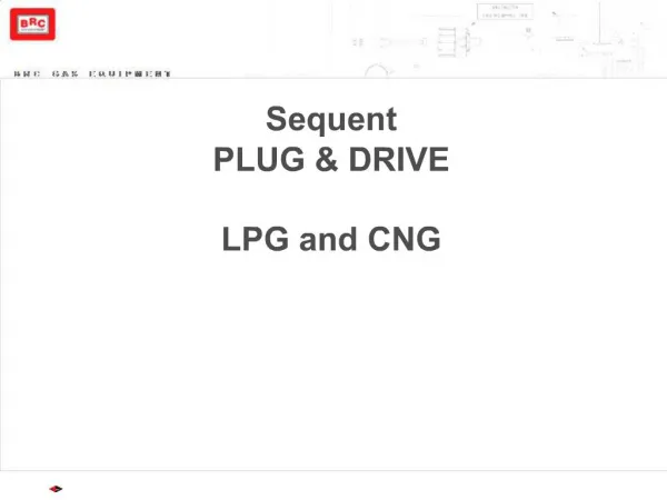 Sequent PLUG DRIVE LPG and CNG