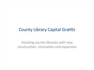 Country Library Capital Grants - slide 1