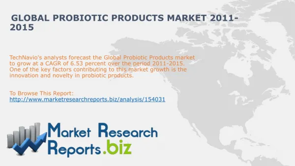 Global Probiotic Products Market 2011-2015