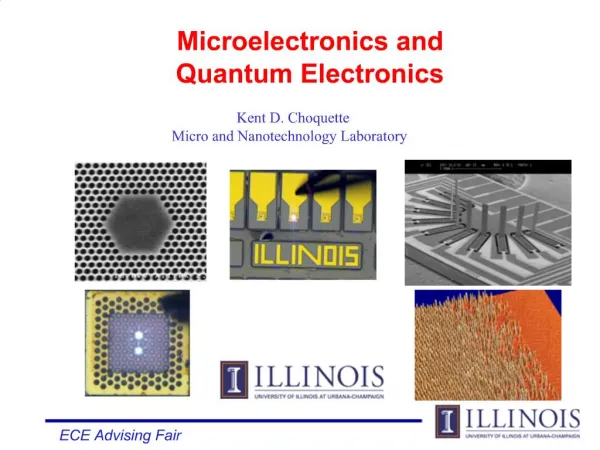 Microelectronics and Quantum Electronics