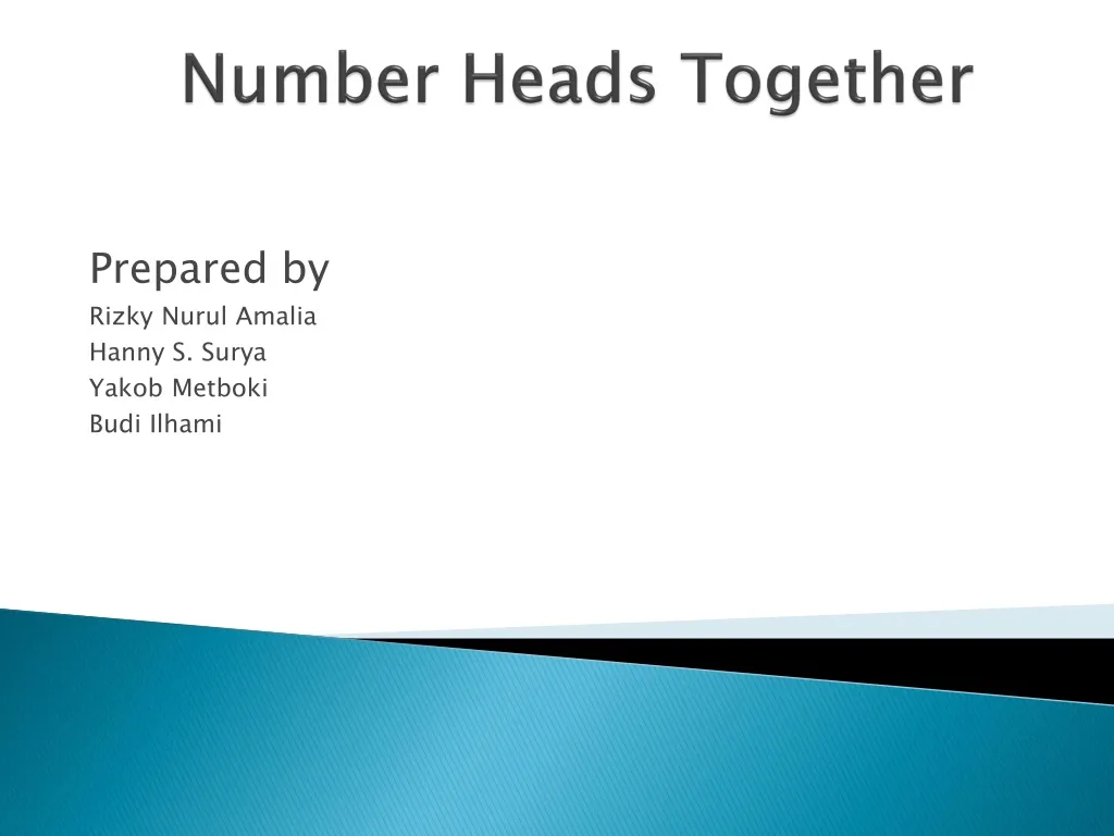 number heads together