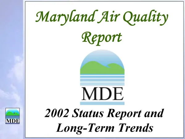 Maryland Air Quality Report
