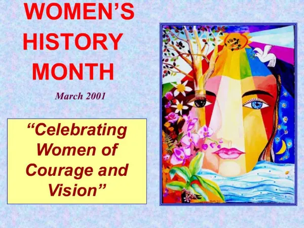 Celebrating Women of Courage and Vision