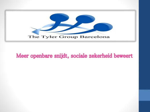 The Tyler Group International Meer openbare snijdt, sociale