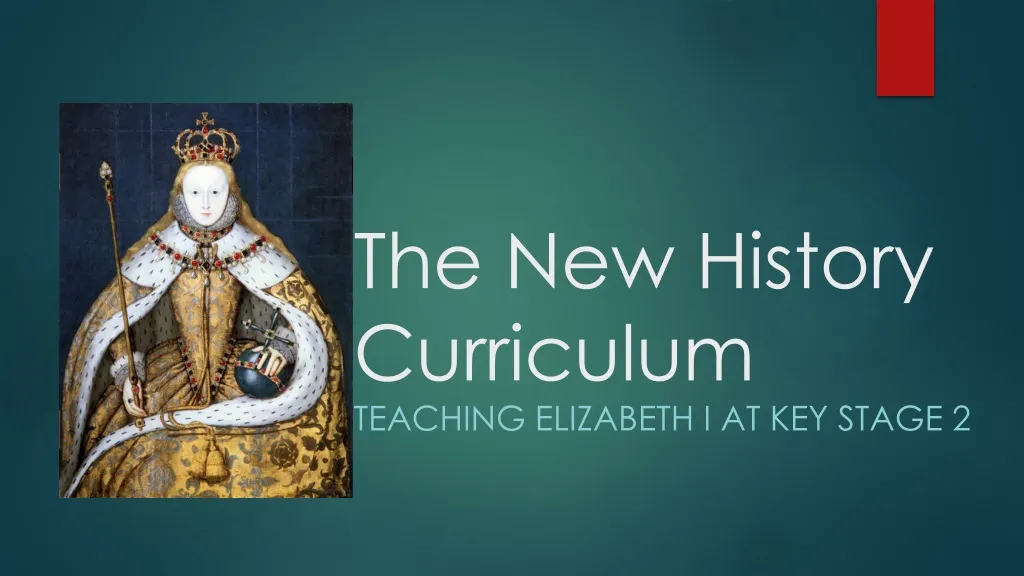 the new history curriculum
