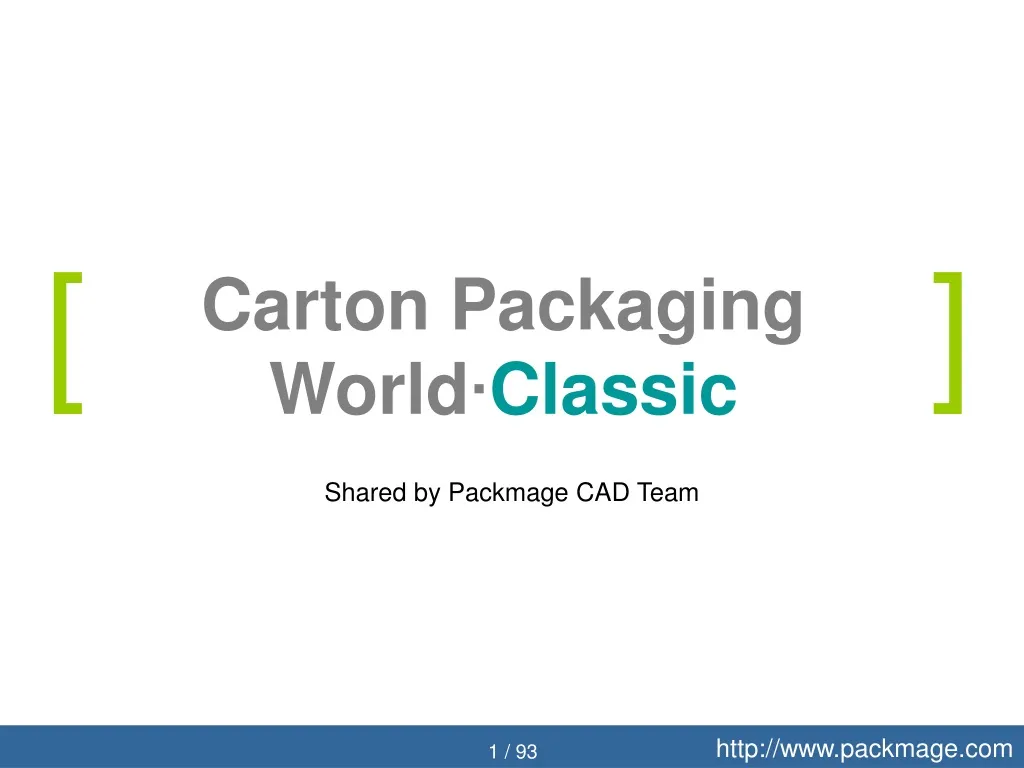 carton packaging world classic