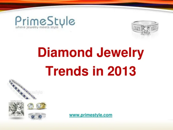 Diamond Jewelry Trends in 2013