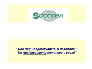 SOCIEDAD DE COOPERACION PARA EL DESARROLLO INTERNACIONAL - slide 1