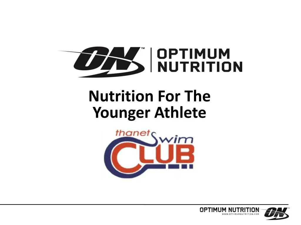 nutrition for the younger athlete