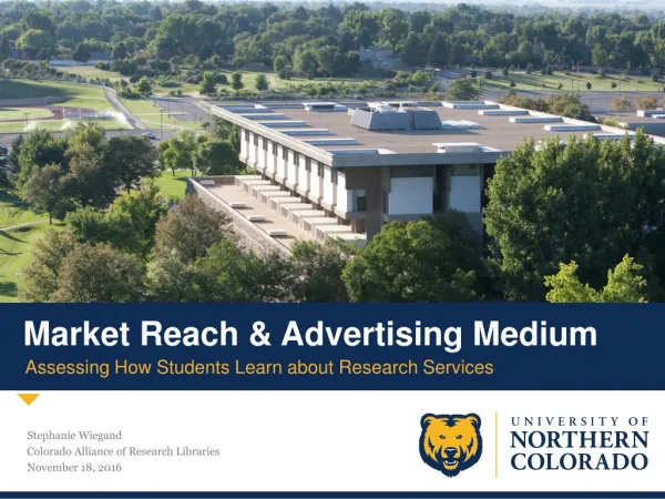 Market Reach &amp; Advertising Medium