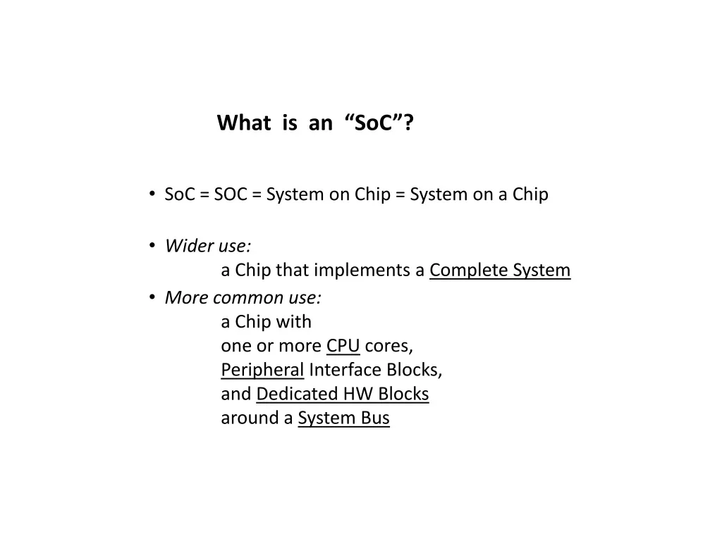 what is an soc