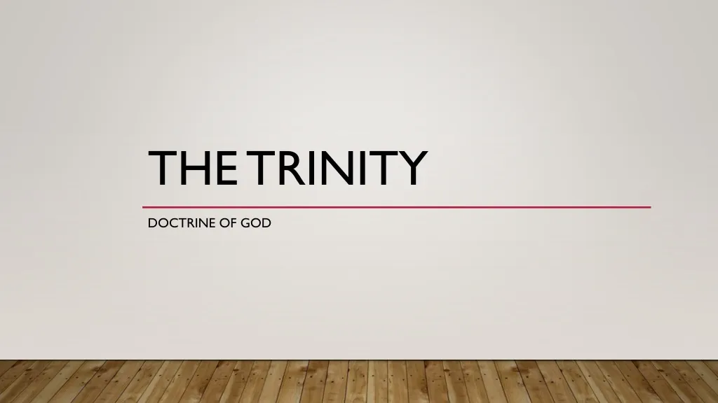 the trinity