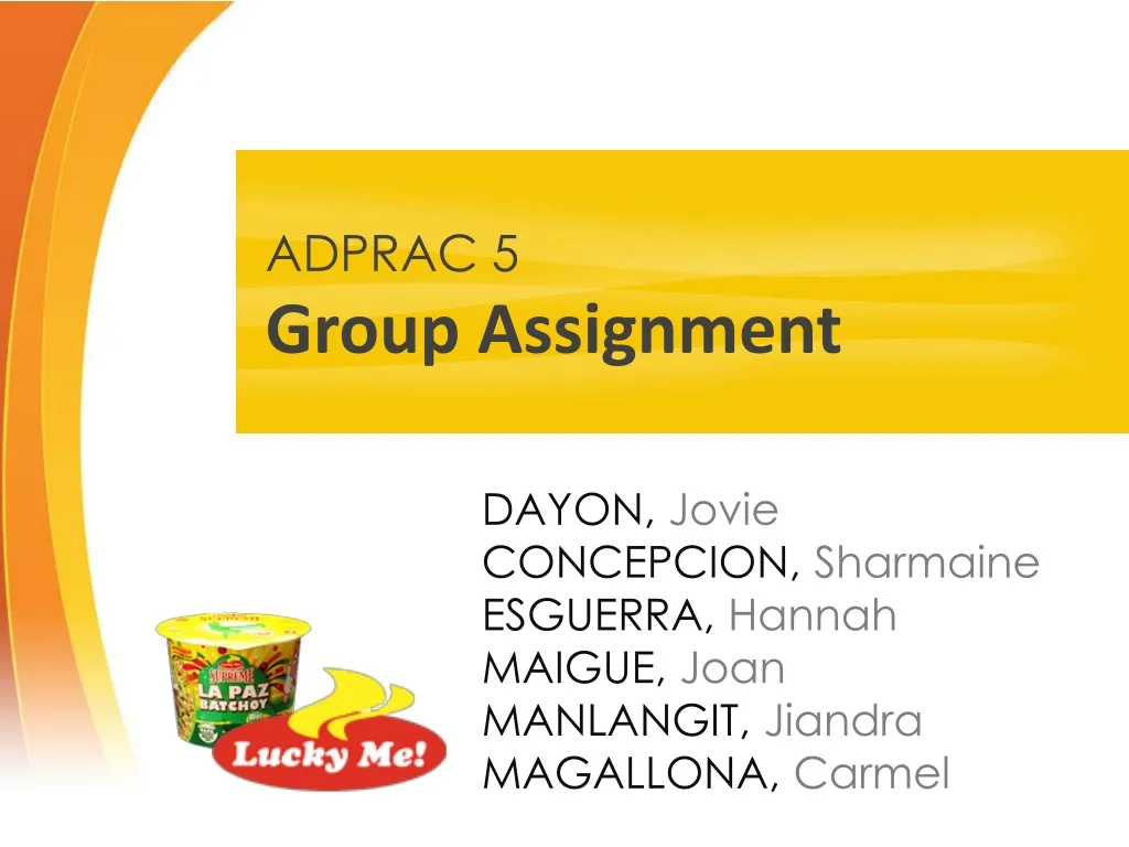 adprac 5 group assignment