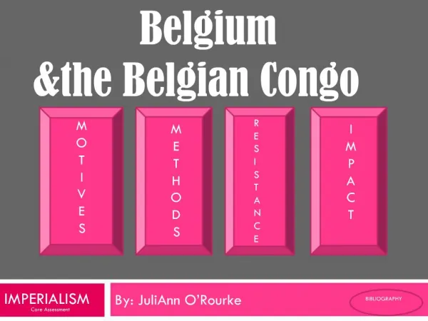 Belgium the Belgian Congo