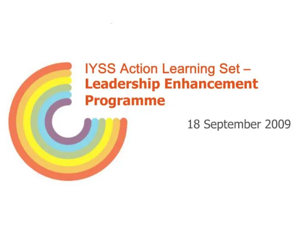 IYSS Action Learning Set Leadership Enhancement Programme