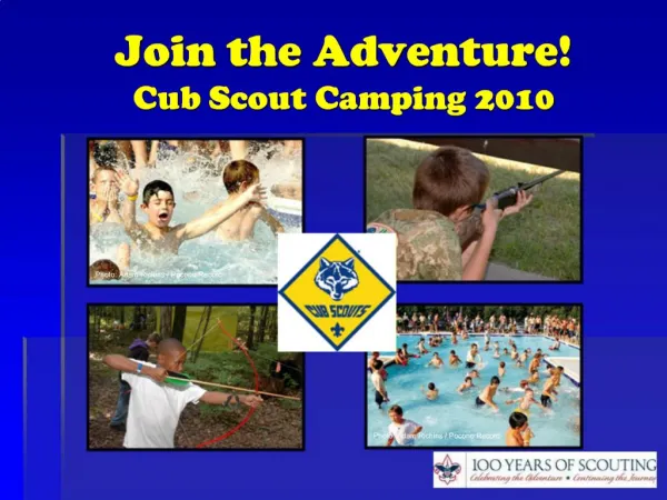 Join the Adventure Cub Scout Camping 2010