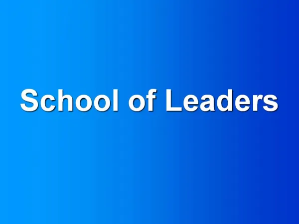 School of Leaders