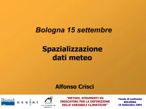 Bologna 15 settembre