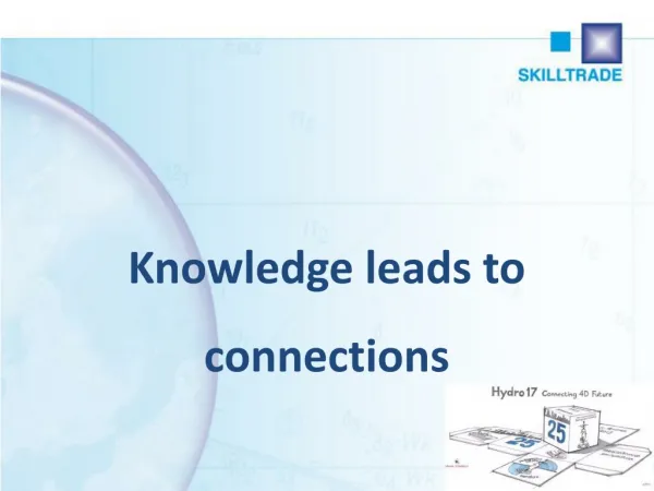 Knowledge leads to connections