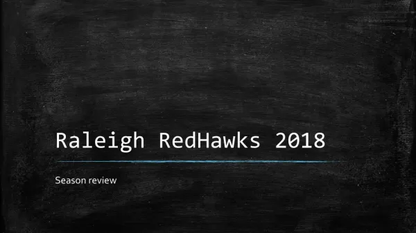Raleigh RedHawks 2018