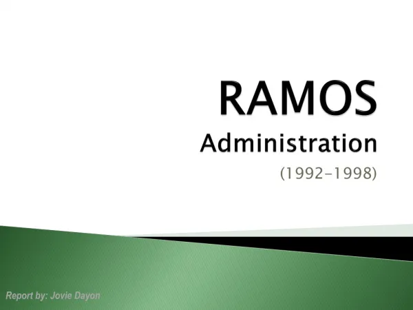 PHC - RAMOS Administration ©JOVIEDAYON