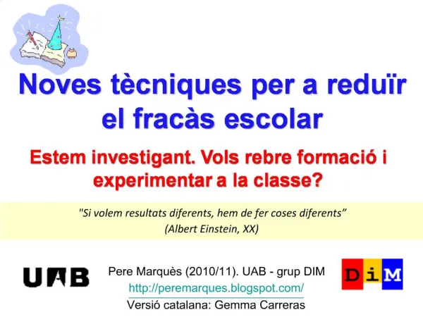 Noves t cniques per a redu r el frac s escolar