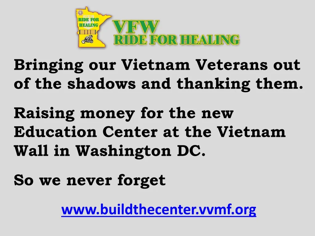 bringing our vietnam veterans out of the shadows