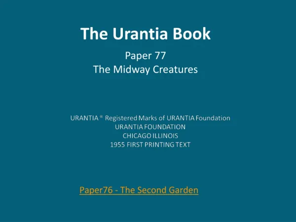 The Urantia Book