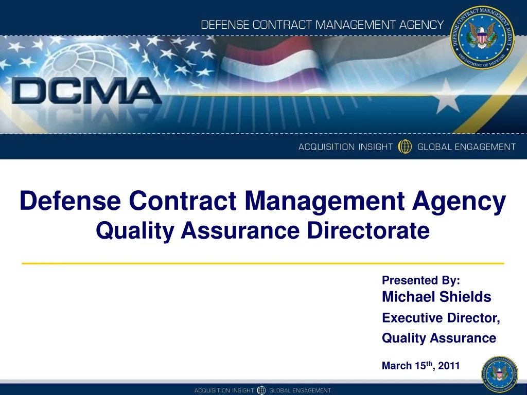 defense contract management agency quality