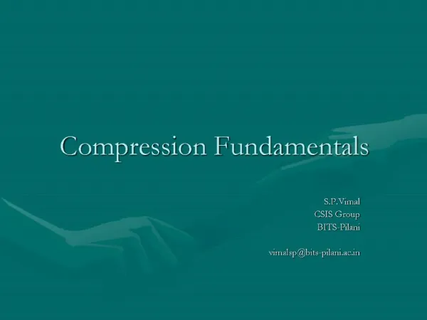 Compression Fundamentals