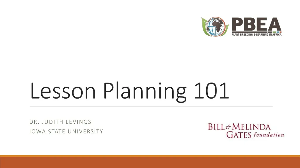 lesson planning 101